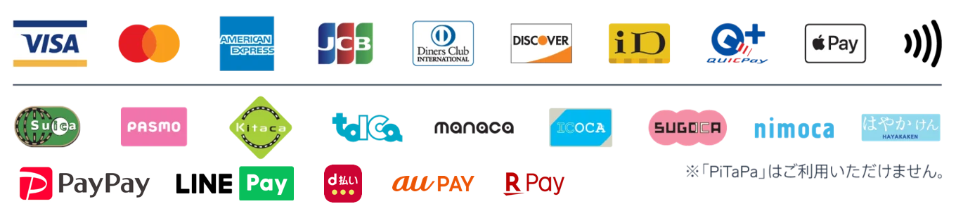 Payment icon list